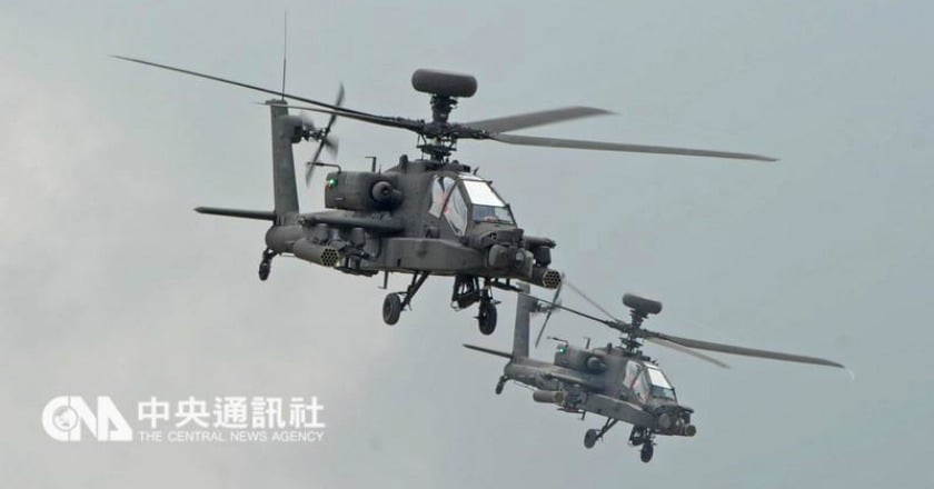 攻擊直升機和坦克多 中華民國軍武排名全球第13